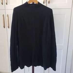 Eileen Fisher Women's Black Turtleneck Sweater